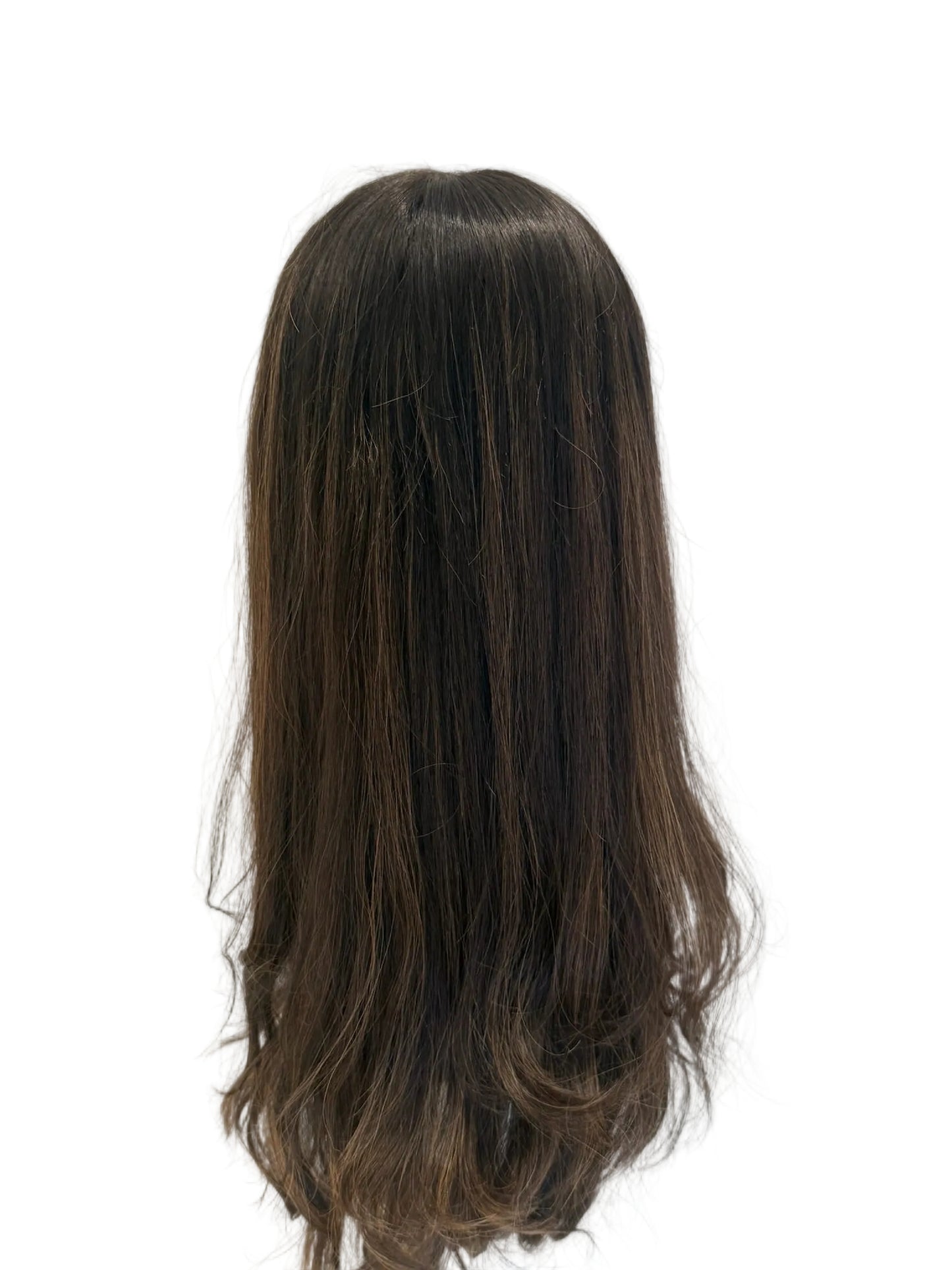 Medium Brown Silk Top Wig for Extra Comfort