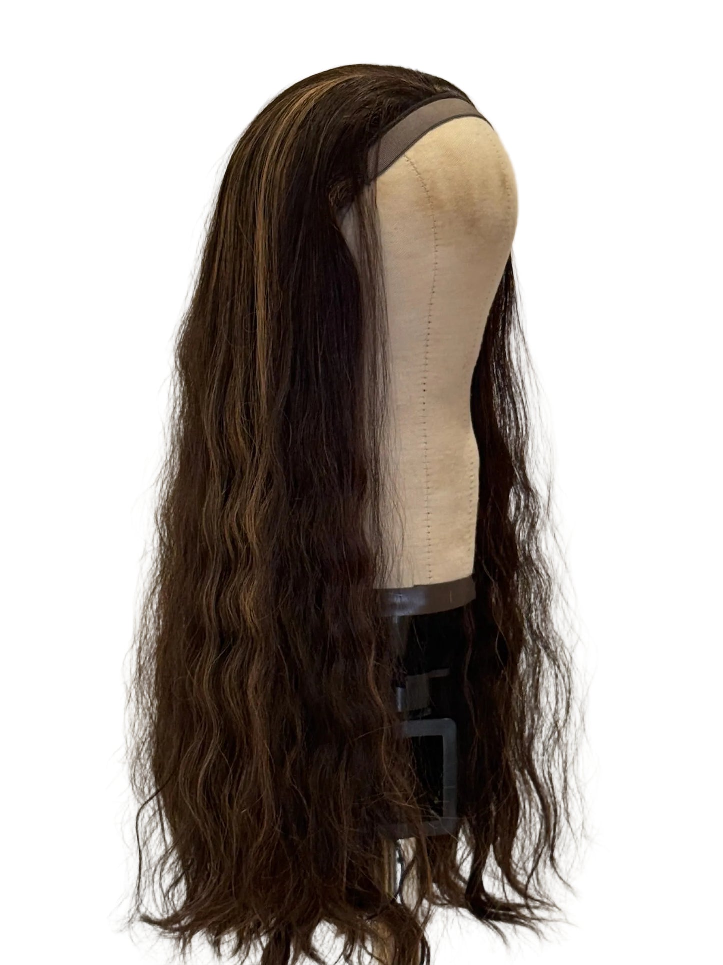 Medium Brown Bandfall Wig for Extra Comfort