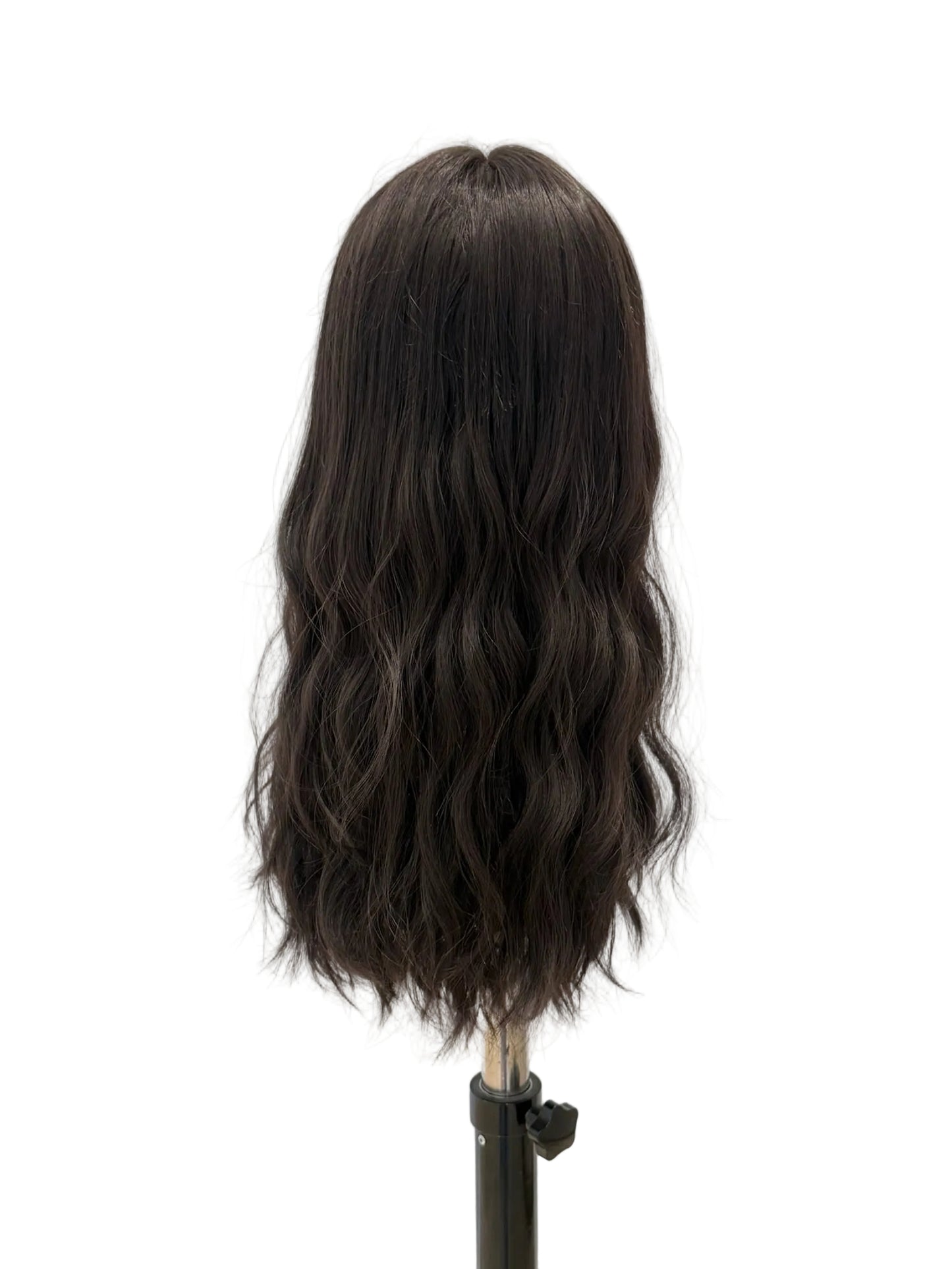 Solid Dark Brown Bandfall Wig for Sensitive Scalps