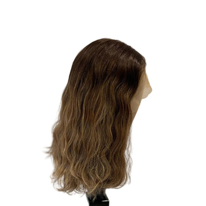 Golden Blonde Lace Top Wig for Sensitive Scalps