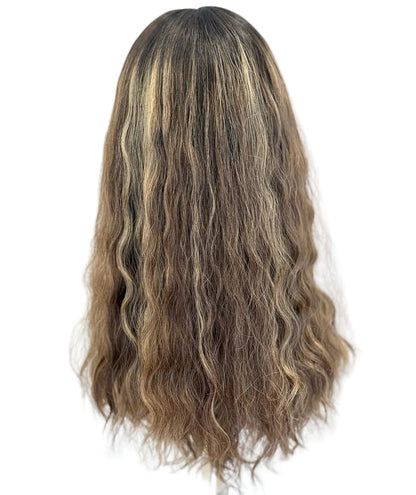 Golden Blonde Lace Top Wig for Sensitive Scalps