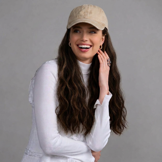 Chestnut Brown Hatfall Wig in Natural Wave
