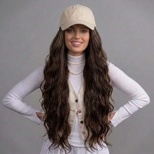 Medium Brown Hatfall Wig for Sensitive Scalps