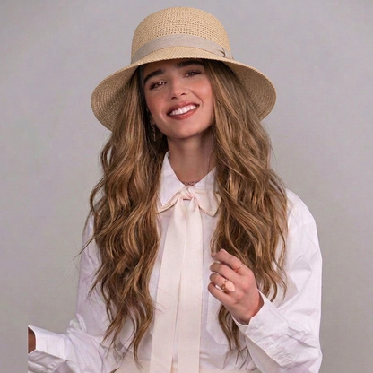 Warm Blonde Hatfall Wig for Extra Comfort