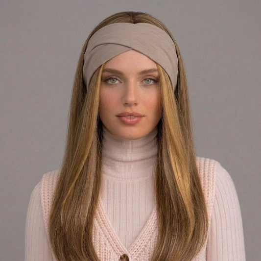 Golden Blonde Bandfall Wig for Extra Comfort
