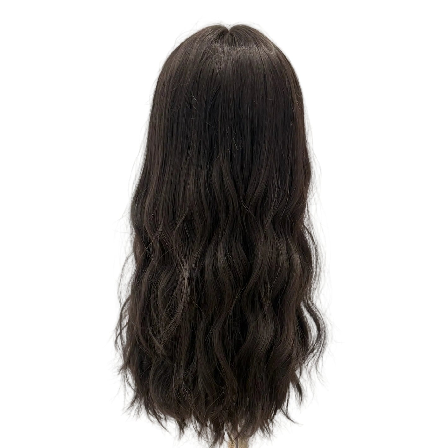 Solid Dark Brown Lace Top Wig for Sensitive Scalps