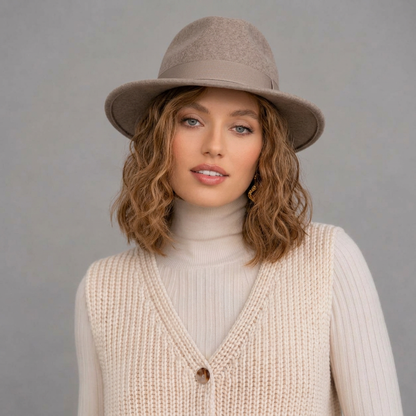 Warm Blonde Hatfall Wig in Natural Wave