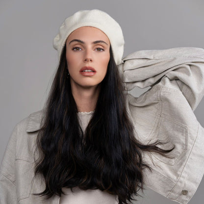 Solid Dark Brown Bandfall Wig in Natural Wave