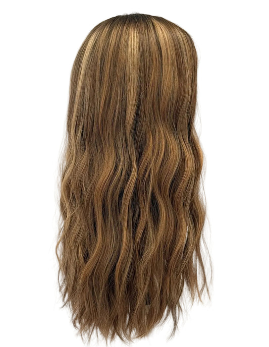 Warm Blonde Silk Top Wig – Natural Wave