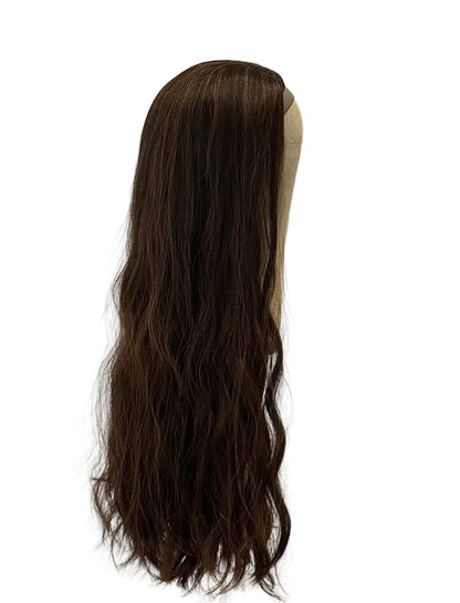 Chestnut Brown Bandfall Wig in Natural Wave