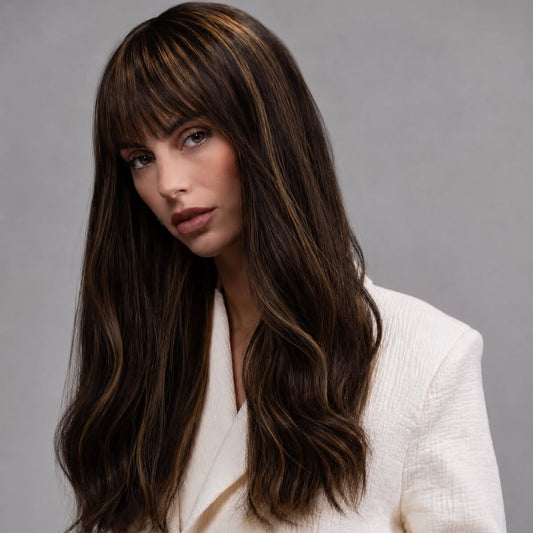 Rich Brown Bandfall Wig in Natural Wave