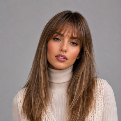 Platinum Blonde Silk Top Wig in Natural Wave