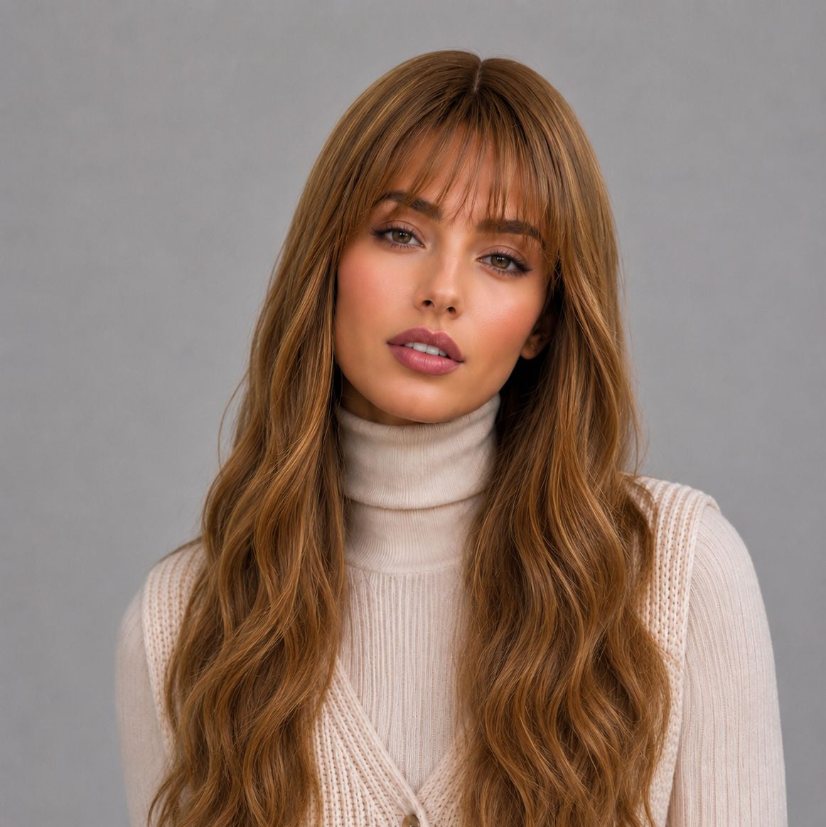 Warm Blonde Silk Top Wig for Sensitive Scalp