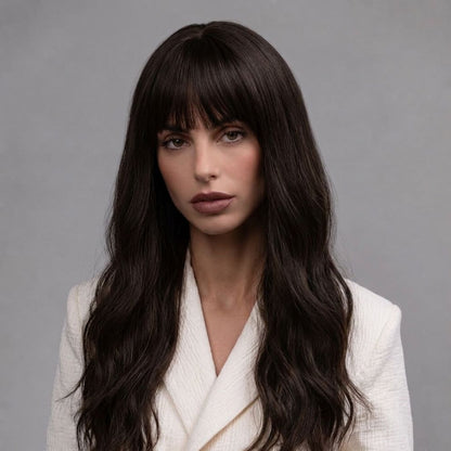Rich Brown Silk Top Wig for Extra Comfort