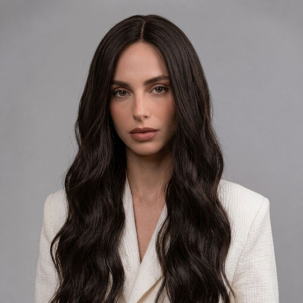 Medium Brown Silk Top Wig for Extra Comfort