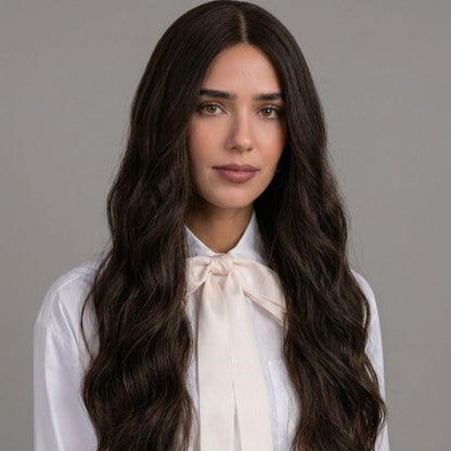 Chestnut Brown Silk Top Wig for Extra Comfort