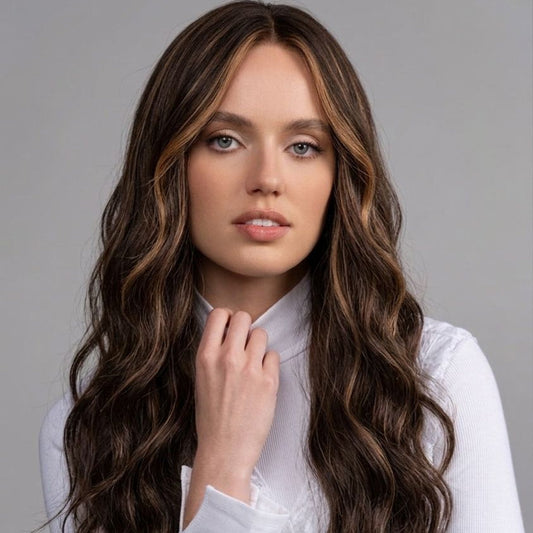 Medium Brown Lace Top Wig for Sensitive Scalps