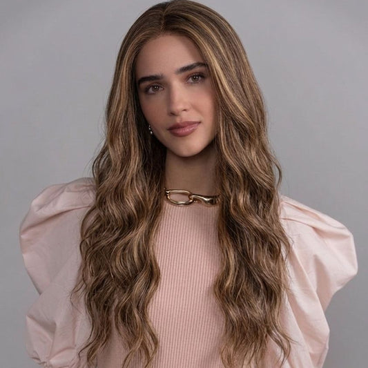 Golden Blonde Lace Top Wig for Sensitive Scalps