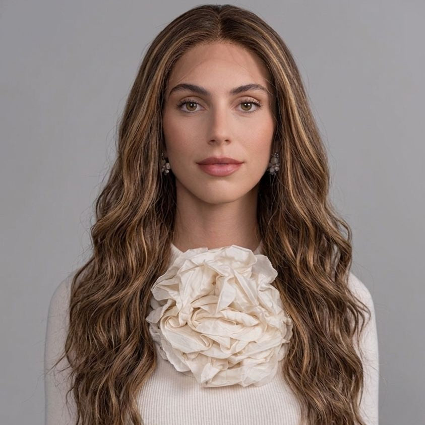 Golden Blonde Lace Top Wig for Extra Comfort