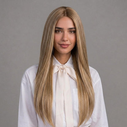 Platinum Blonde Lace Top Wig for Extra Comfort
