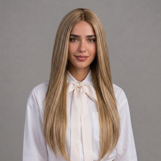 Platinum Blonde Lace Top Wig for Extra Comfort