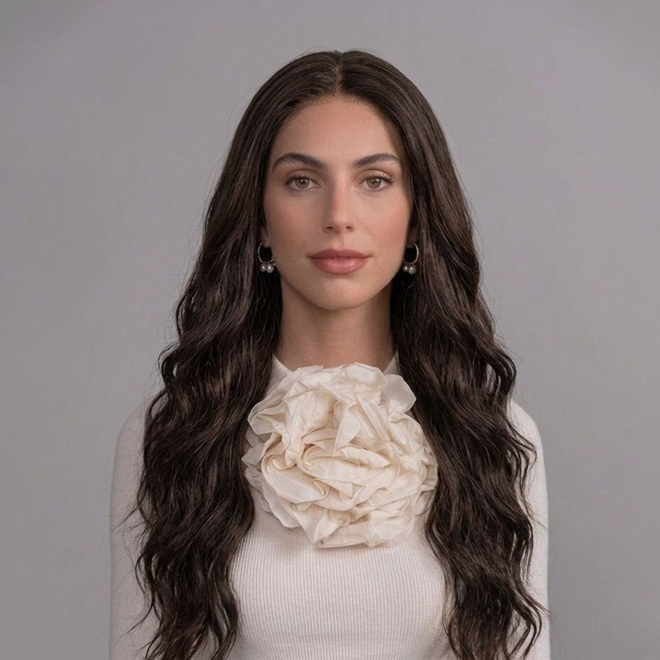 Chestnut Brown Bandfall Wig for Extra Comfort