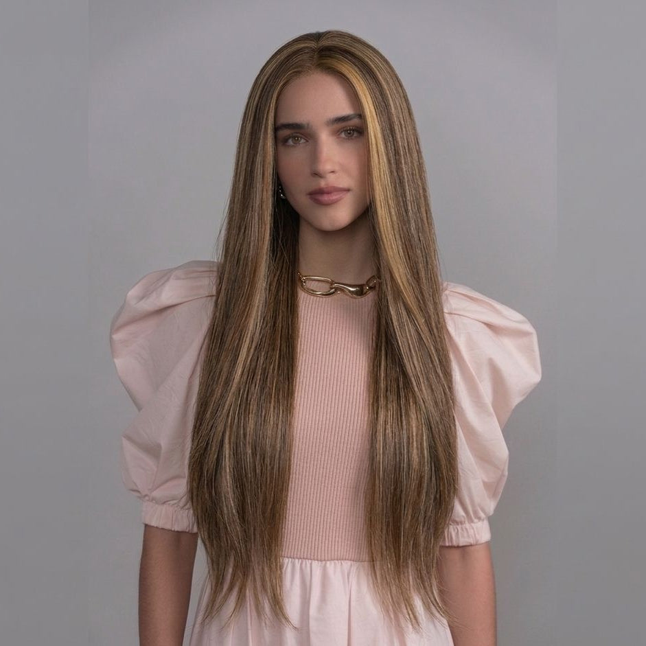 Golden Blonde Bandfall Wig for Sensitive Scalps