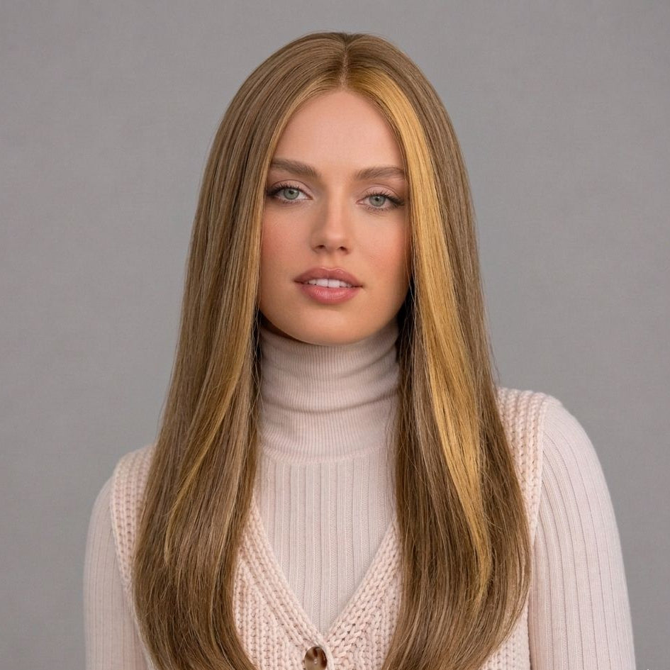 Golden Blonde Bandfall Wig for Extra Comfort