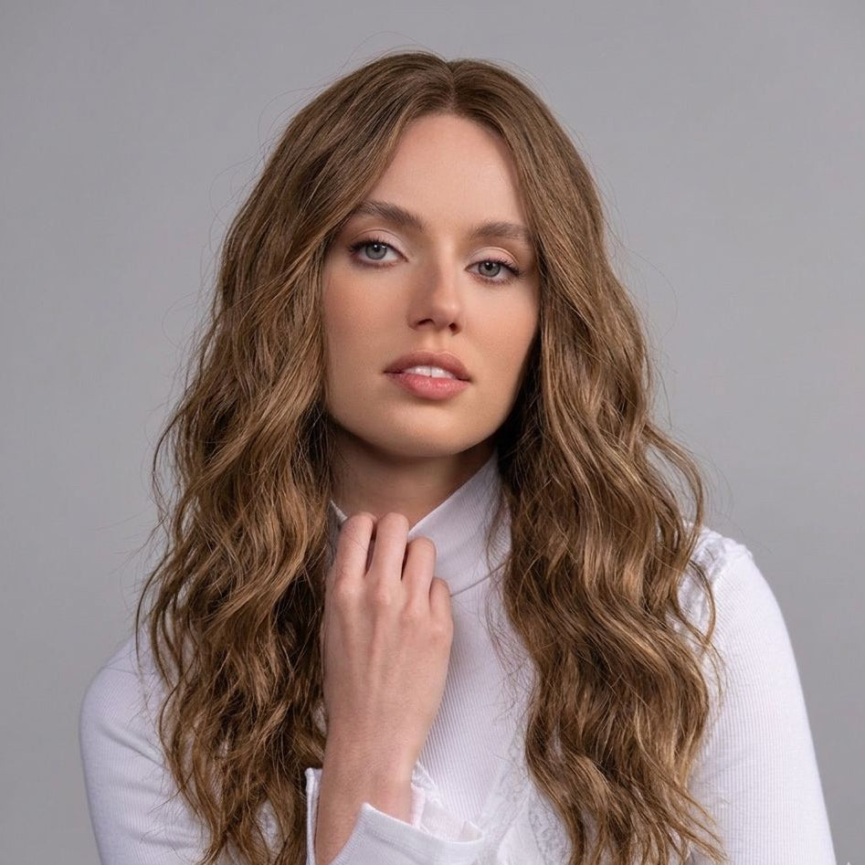 Warm Blonde Bandfall Wig for Sensitive Scalps