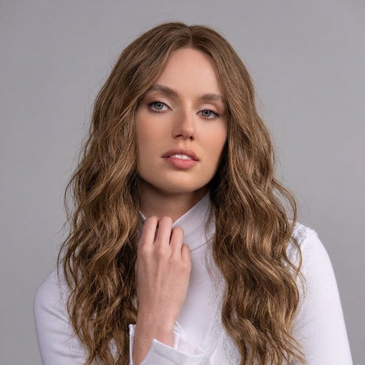 Warm Blonde Bandfall Wig for Sensitive Scalps