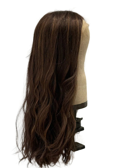 Chestnut Brown Lace Top Wig for Sensitive Scalps