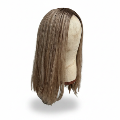 Platinum Blonde Silk Top Wig for Sensitive Scalps