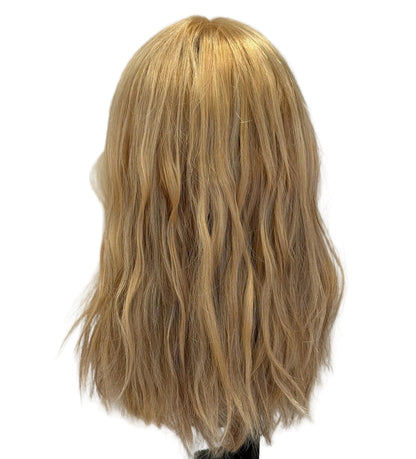 Warm Blonde Lace Top Wig for Sensitive Scalps